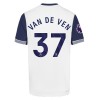 Maillot de Supporter Tottenham Hotspur Van De Ven 37 Domicile 2024-25 Pour Enfant